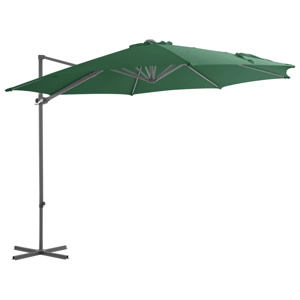 Zweefparasol Met Stalen Paal Bordeaux