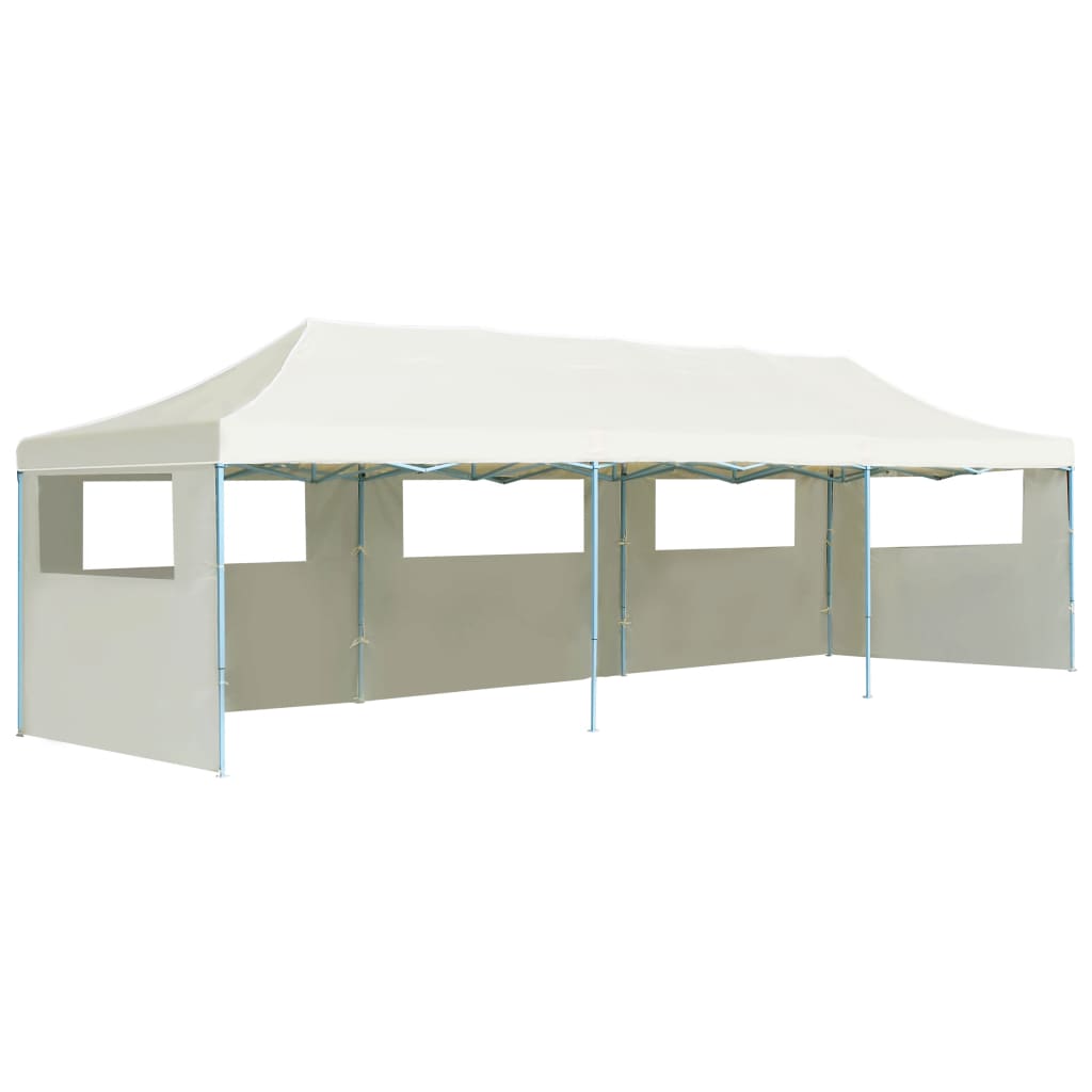 Vouwtent Pop-Up Met 5 Zijwanden 3X9 M