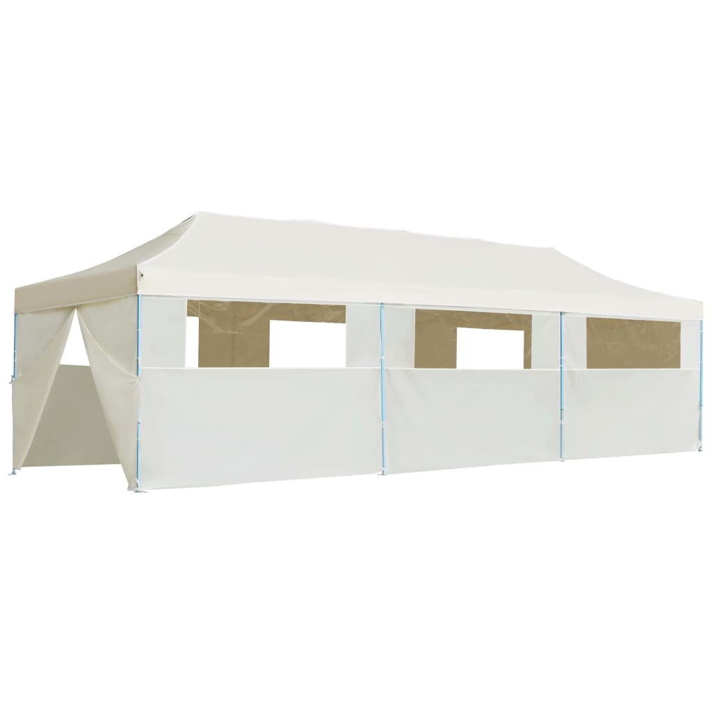 Vouwtent Pop-Up Met 8 Zijwanden 3X9 M