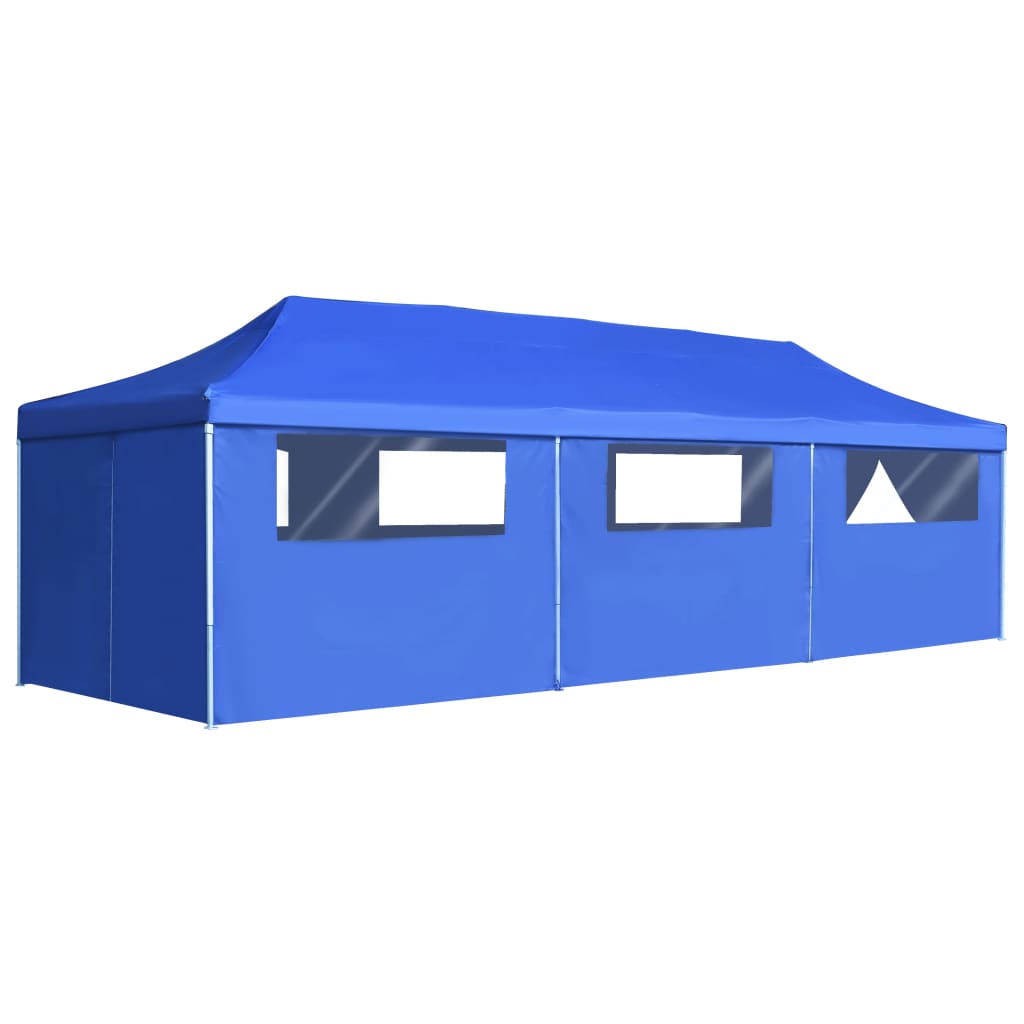 Vouwtent Pop-Up Met 8 Zijwanden 3X9 M