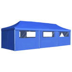 Vouwtent Pop-Up Met 8 Zijwanden 3X9 M