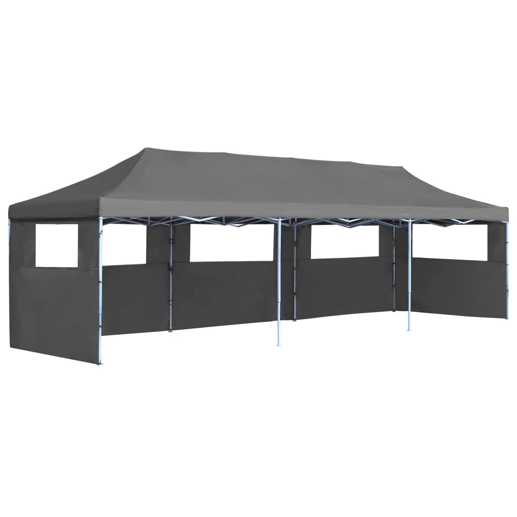 Vouwtent Pop-Up Met 5 Zijwanden 3X9 M