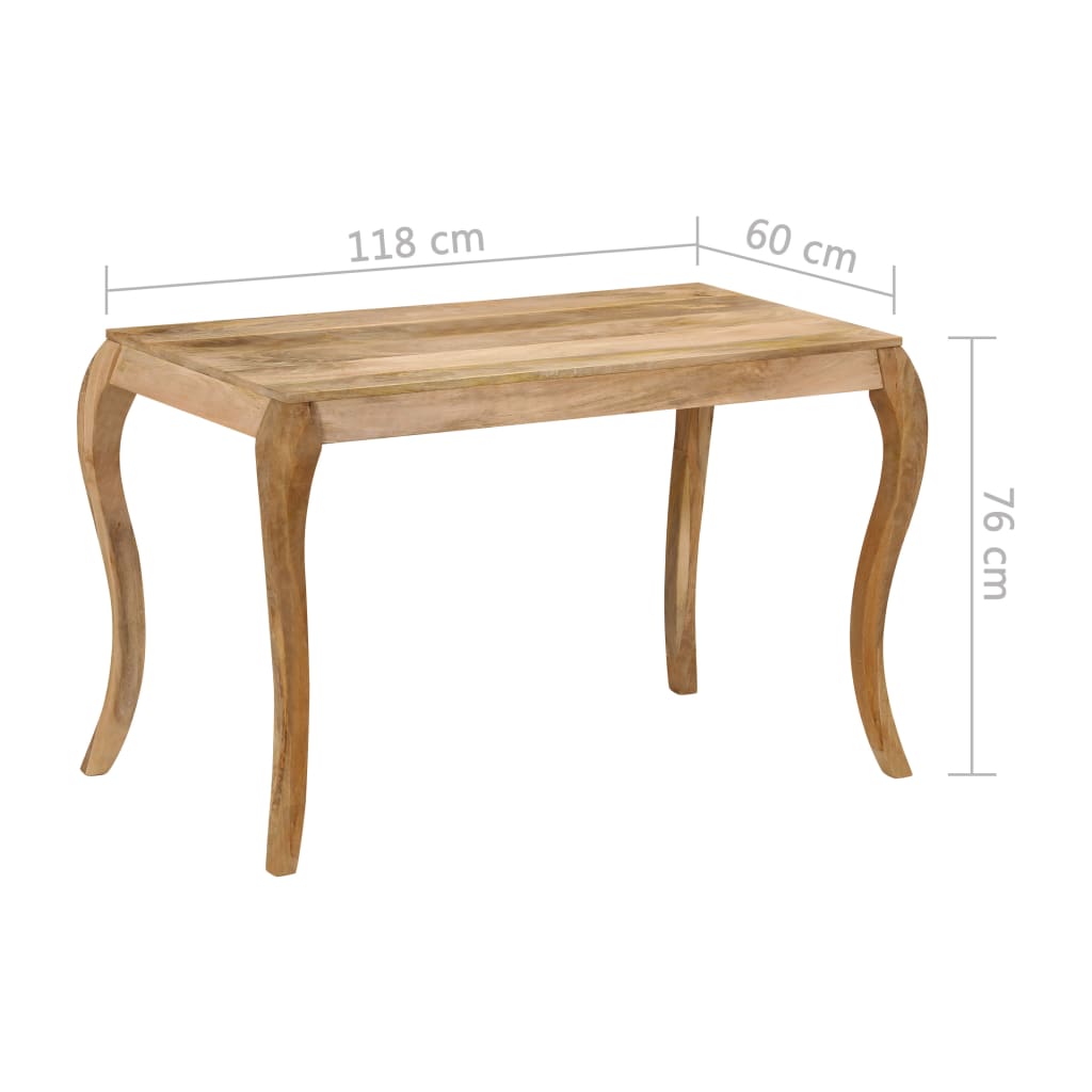 Eettafel Massief Mangohout