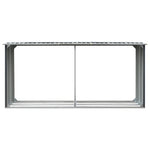 Haardhoutschuur 330X92X153 Cm Gegalvaniseerd Staal