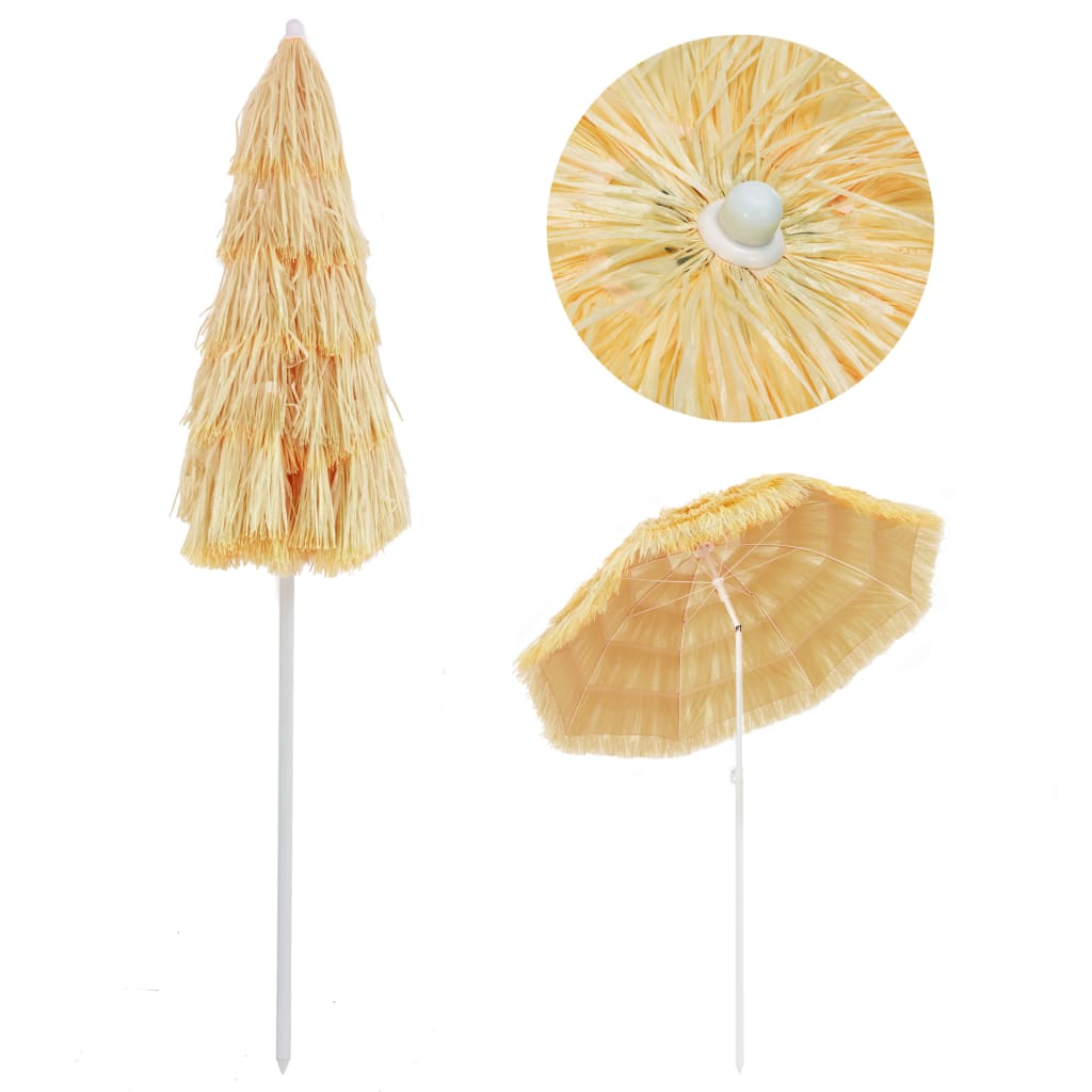 Strandparasol Hawaï Stijl Naturel