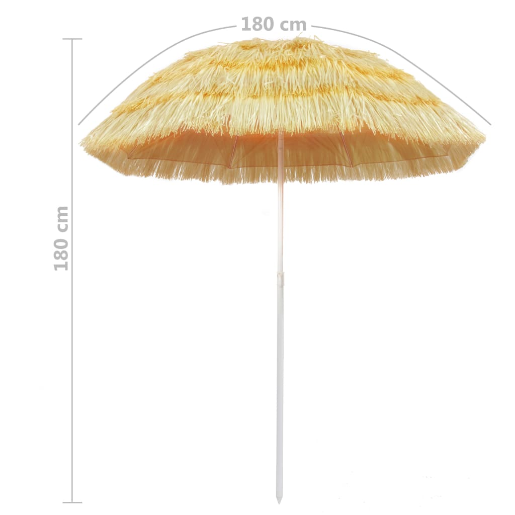 Strandparasol Hawaï Stijl Naturel