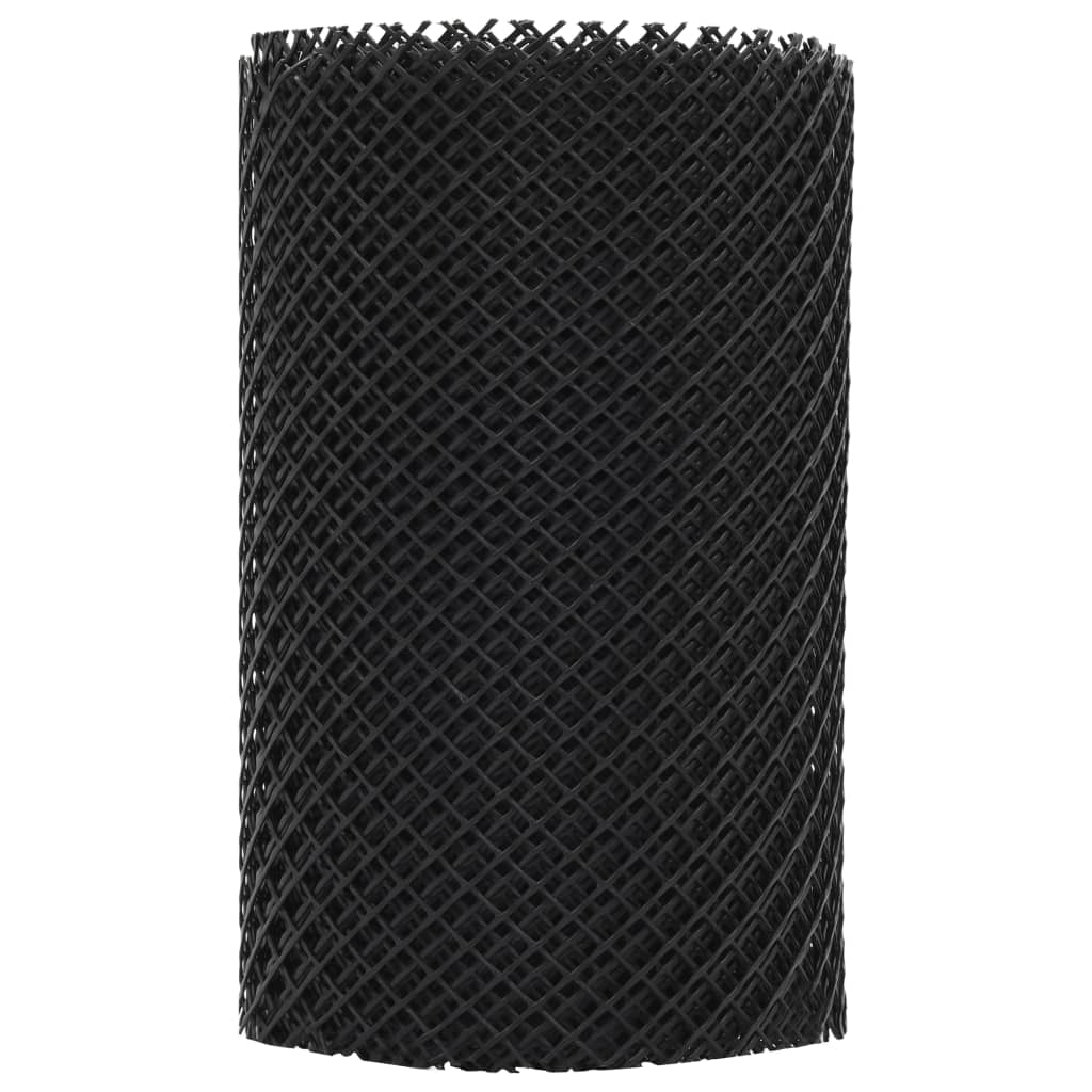 4-Delig Gootgaas Met Klemmen 1,08 ㎡ Hdpe Zwart En Transparant