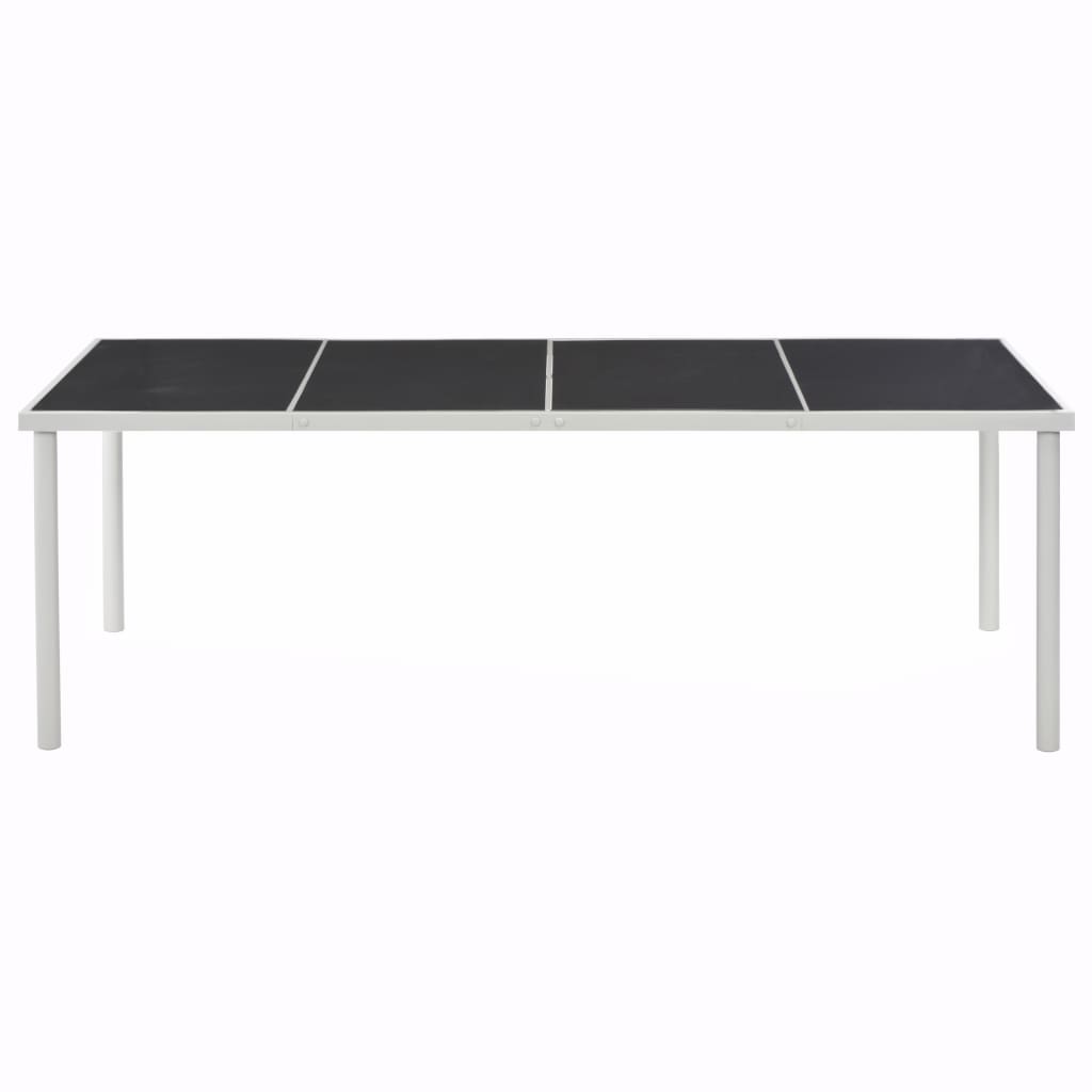 Tuintafel 220X90X74,5 Cm Staal