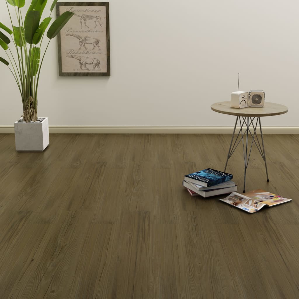 Vloerplanken Zelfklevend 4,46 M² 3 Mm Pvc Washed Eiken