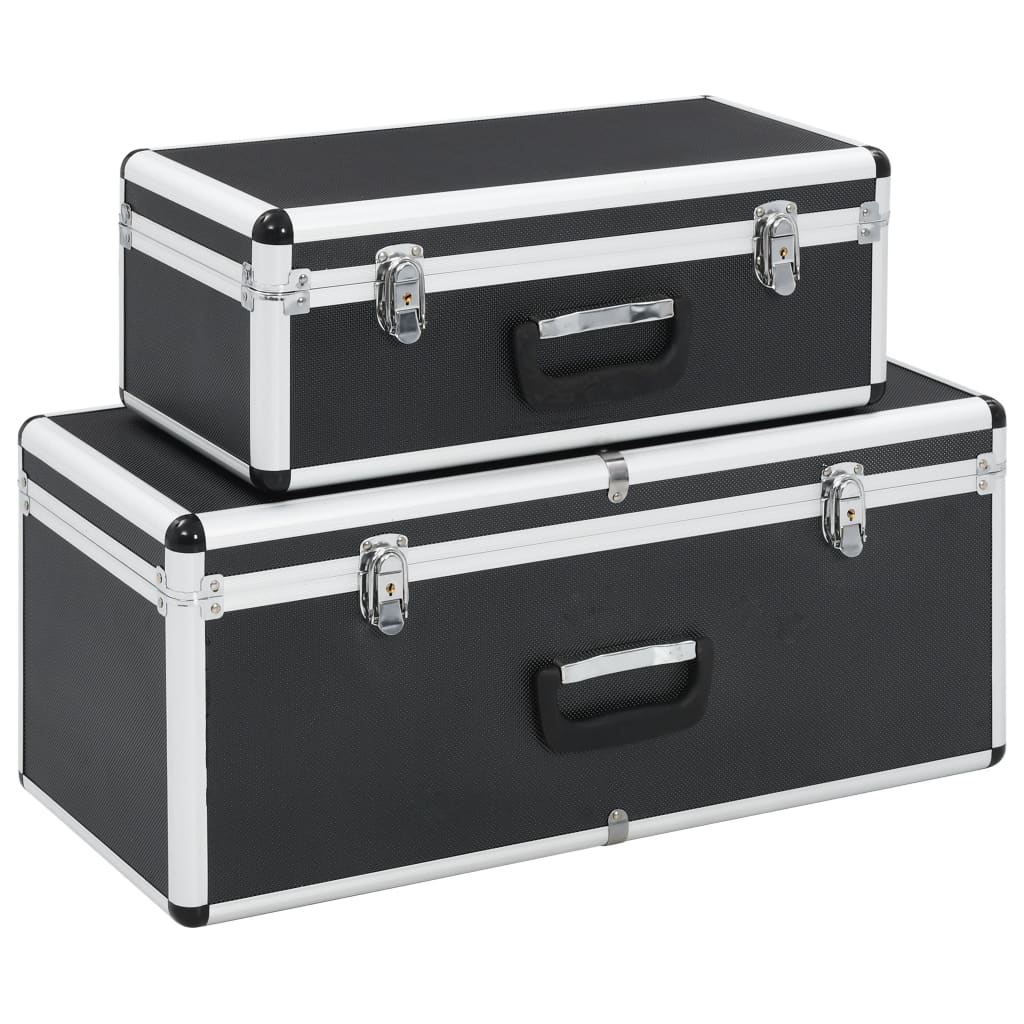 Opbergkoffers Aluminium Kleurig