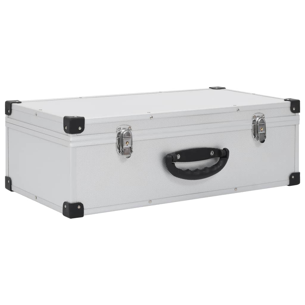 Cd-Koffer Voor 80 Cd's Aluminium Abs Kleurig