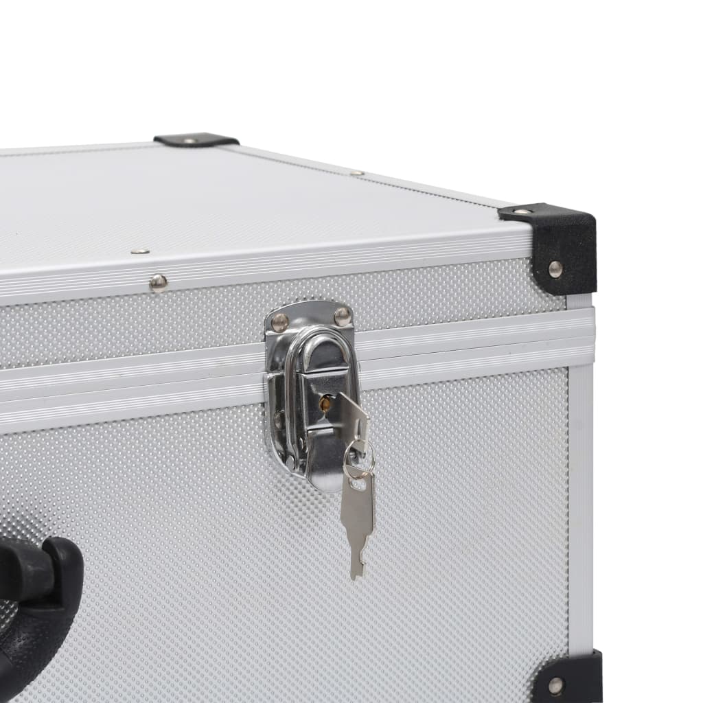 Cd-Koffer Voor 80 Cd's Aluminium Abs Kleurig