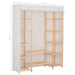 Kledingkast 135X40X170 Cm Stof