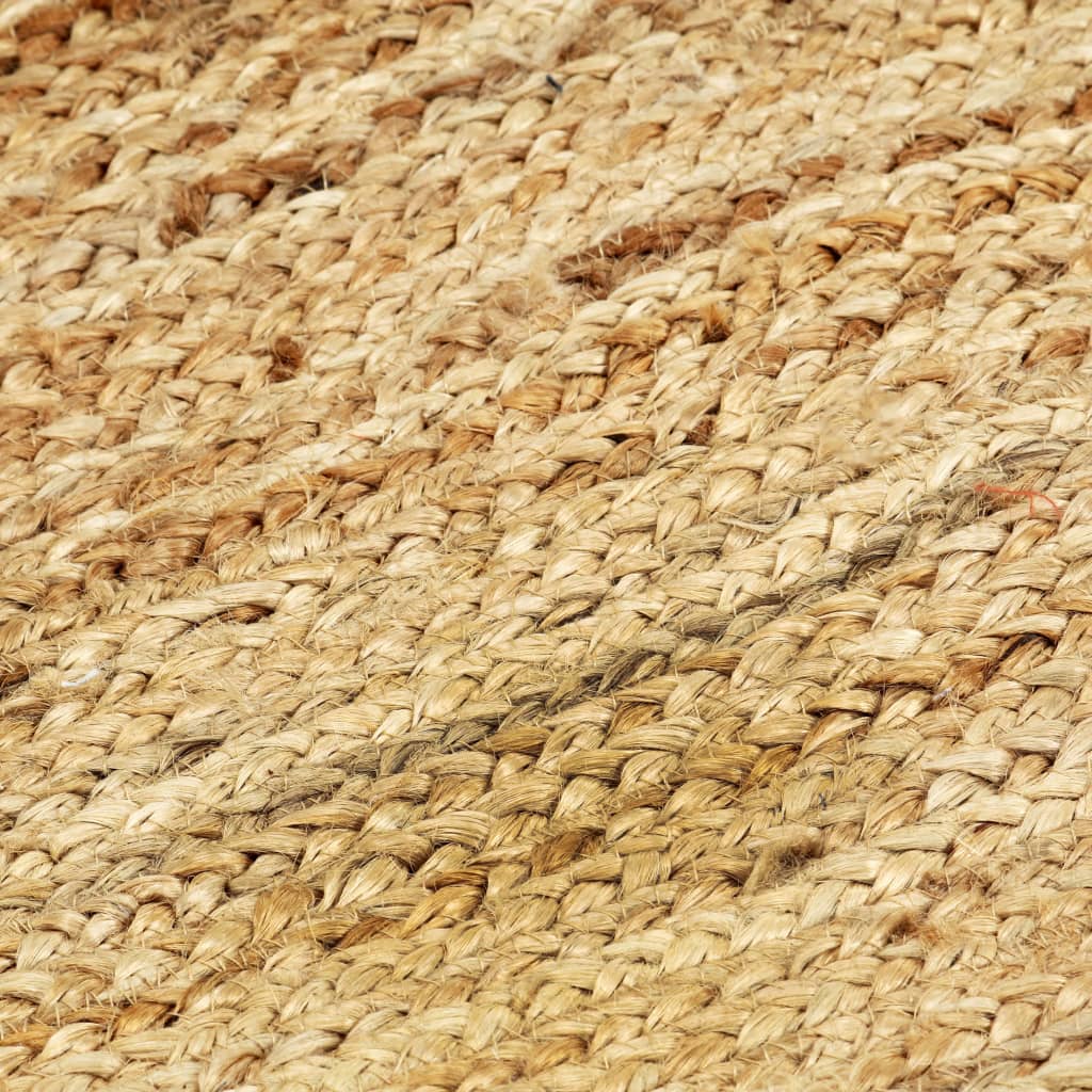 Vloerkleed Handgemaakt Jute Naturel
