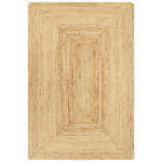 Vloerkleed Handgemaakt Jute Naturel