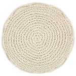 Poef Macramé Handgemaakt 45X30 Cm Katoen