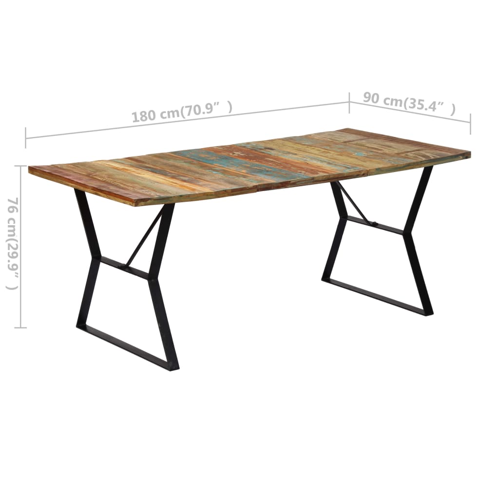 Eettafel Massief Gerecycled Hout