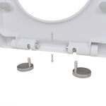 Toiletbrillen Met Soft-Close Deksels 2 St Kunststof Wit