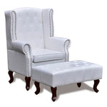 Fauteuil Met Hocker