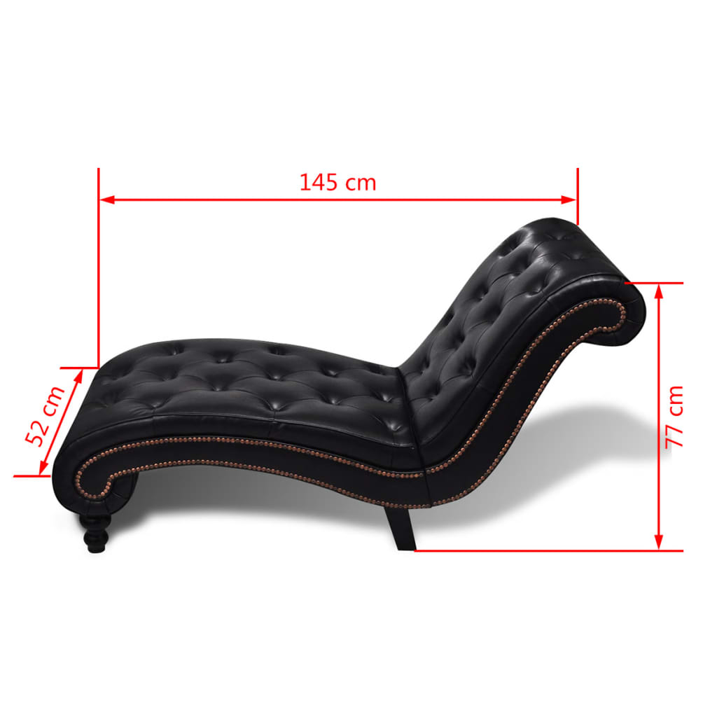 Chaise Longue Kunstleer