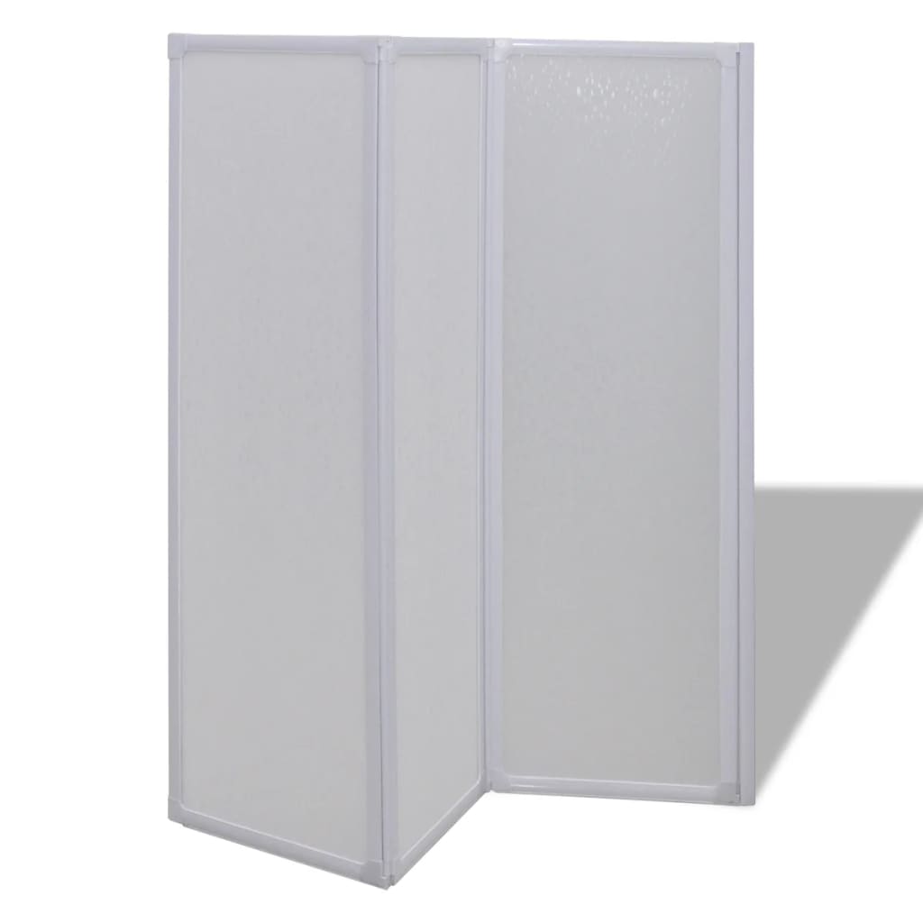 Badscherm 3 Panelen Vouwbaar
