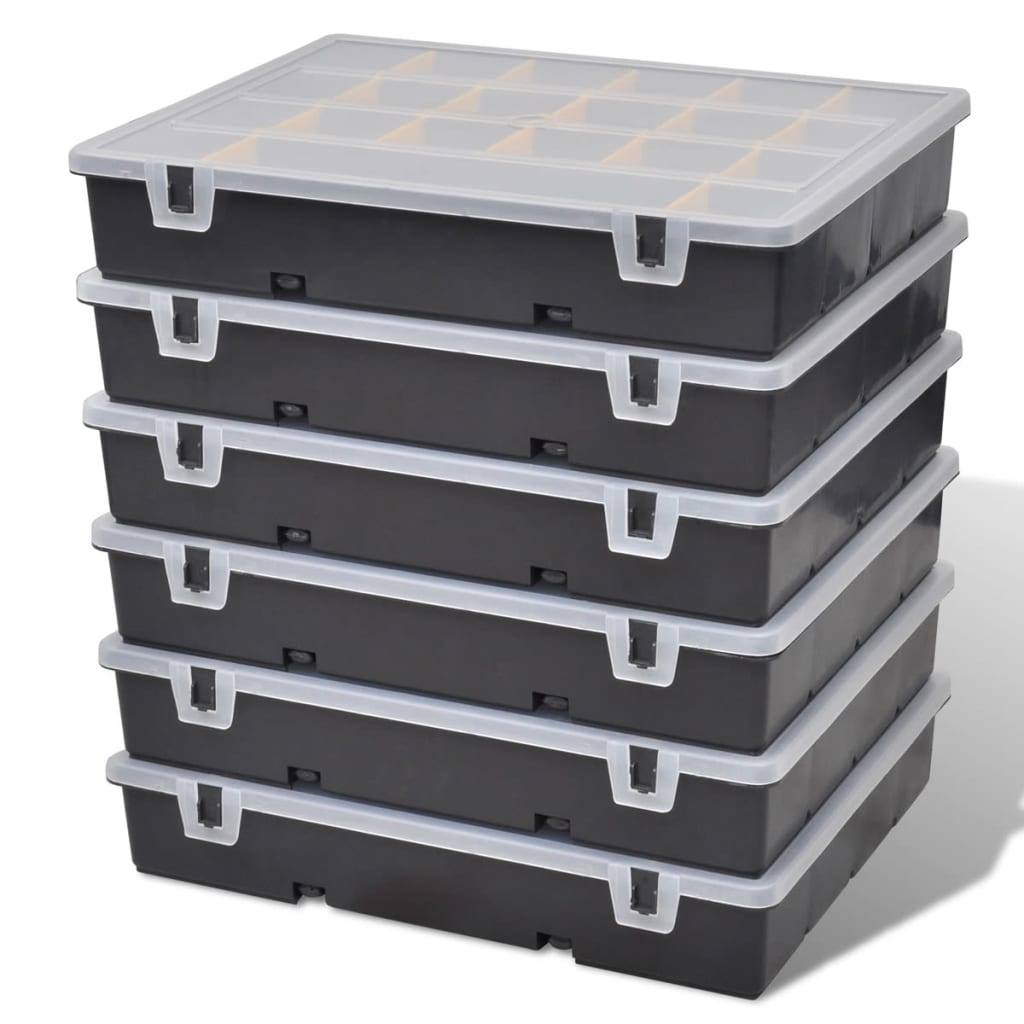 Sorteerdozen 6 St Zwart