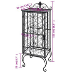 Wijnrek Voor 28 Flessen Metaal