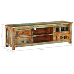 Tv-Meubel Met 4 Lades Gerecycled Hout