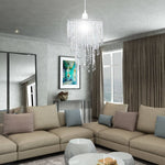 Kroonluchter Met Kristallen 22,5 X 30,5 Cm