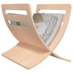Tijdschriftenrek Vloermodel Hout Naturel