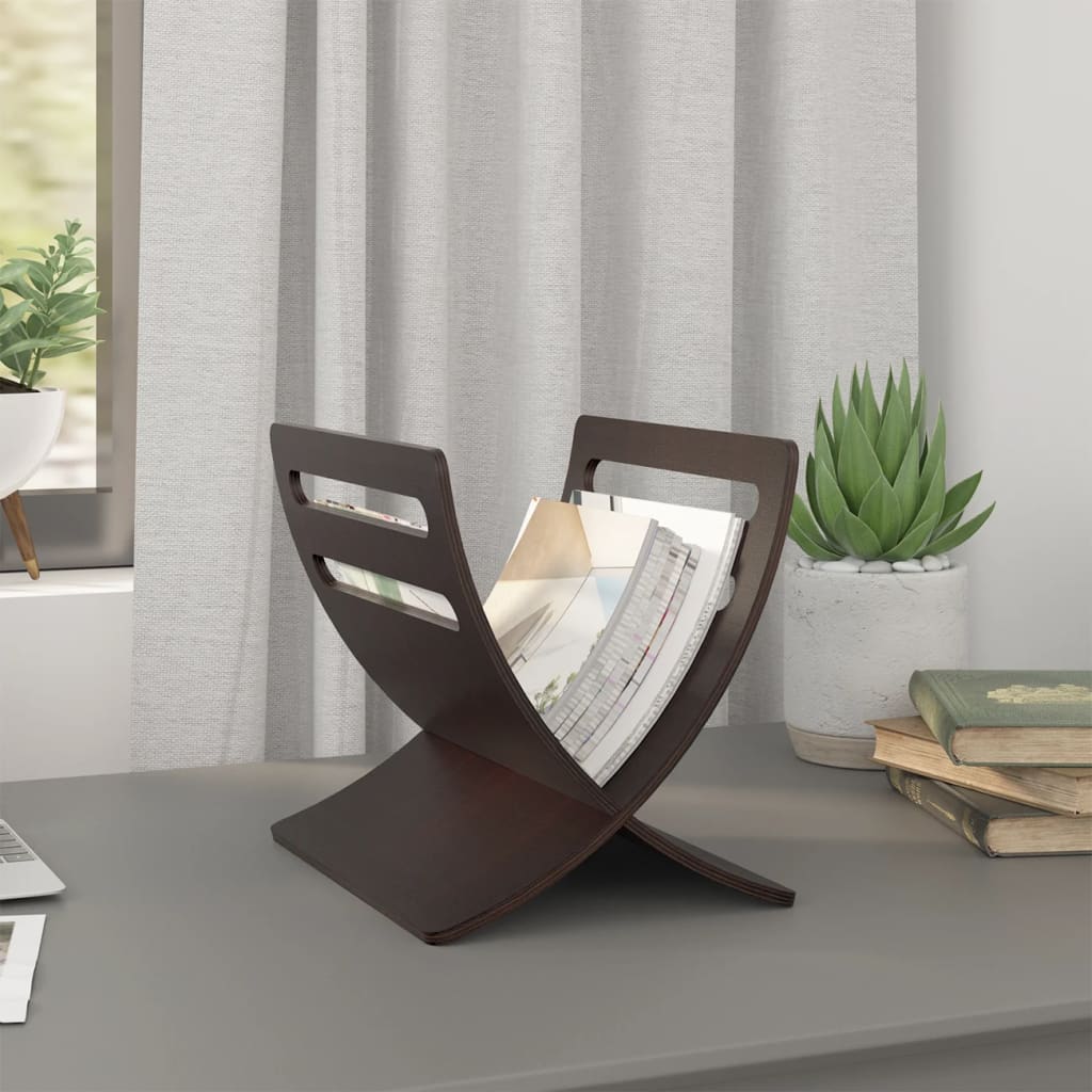 Tijdschriftenrek Vloermodel Hout Naturel