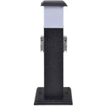 Buitenstopcontact Op Zuil Met Lamp ()