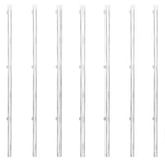 Gaashek Met Palen 15X0,8 M Gegalvaniseerd Staal Kleurig