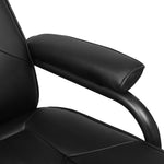 Tv-Fauteuil Met Voetenbankje Kunstleer Zwart