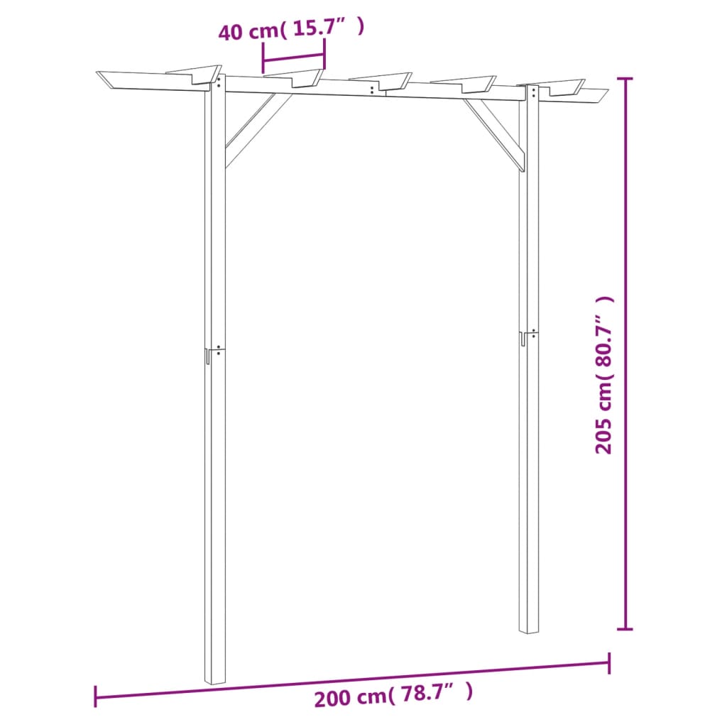 Pergola Hout