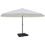 Parasol Met Draagbare Voet Aluminium ()
