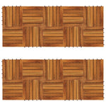 Terrastegels 20 St Verticaal Patroon 30X30 Cm Acaciahout