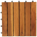 Terrastegels 20 St Verticaal Patroon 30X30 Cm Acaciahout