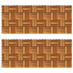 Terrastegels 20 St Verticaal Patroon 30X30 Cm Acaciahout