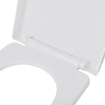Toiletbril Soft-Close Met Quick-Release Ontwerp Vierkant