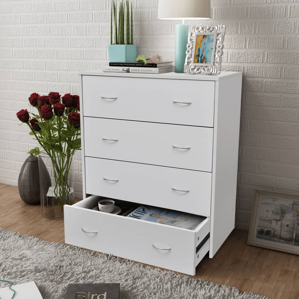 Dressoir Met 4 Lades 60X30,5X71 Cm Kleur