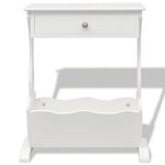 Tijdschriftenrek Melrose Wit