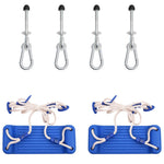 Schommelzitjes 2 St Met Klimstenen Polyetheen Blauw