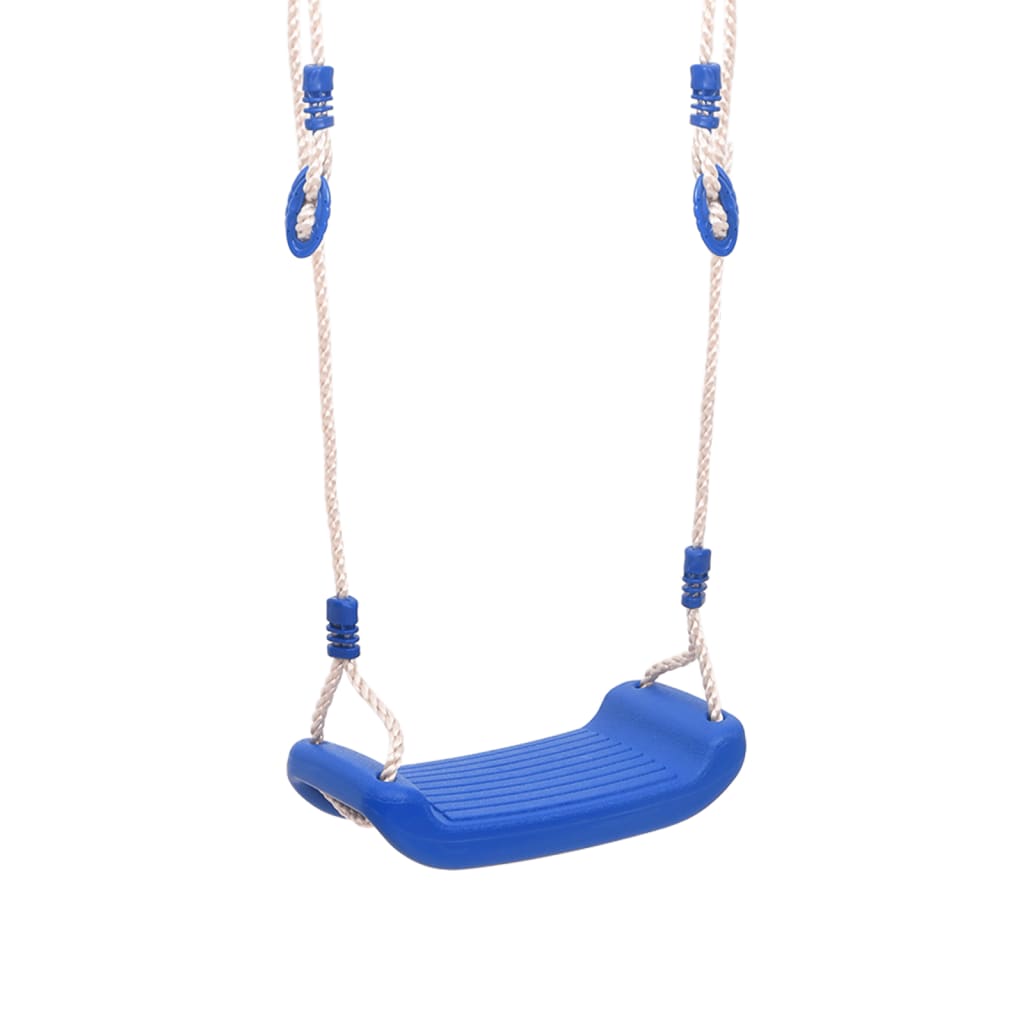 Schommelzitjes Met Touw 2 St 38X16 Cm Polyetheen Blauw