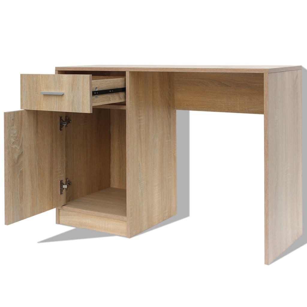 Bureau Met Lade En Kastje 100X40X73 Cm