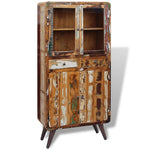Kast 90X40X190 Cm Massief Gerecycled Hout