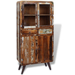 Kast 90X40X190 Cm Massief Gerecycled Hout