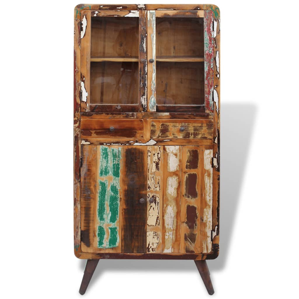 Kast 90X40X190 Cm Massief Gerecycled Hout