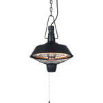 Sunred Hangende Verwarmer Indus 2100 W Halogeen Zwart Rsh16