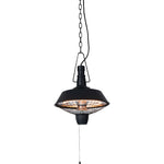 Sunred Hangende Verwarmer Indus 2100 W Halogeen Zwart Rsh16